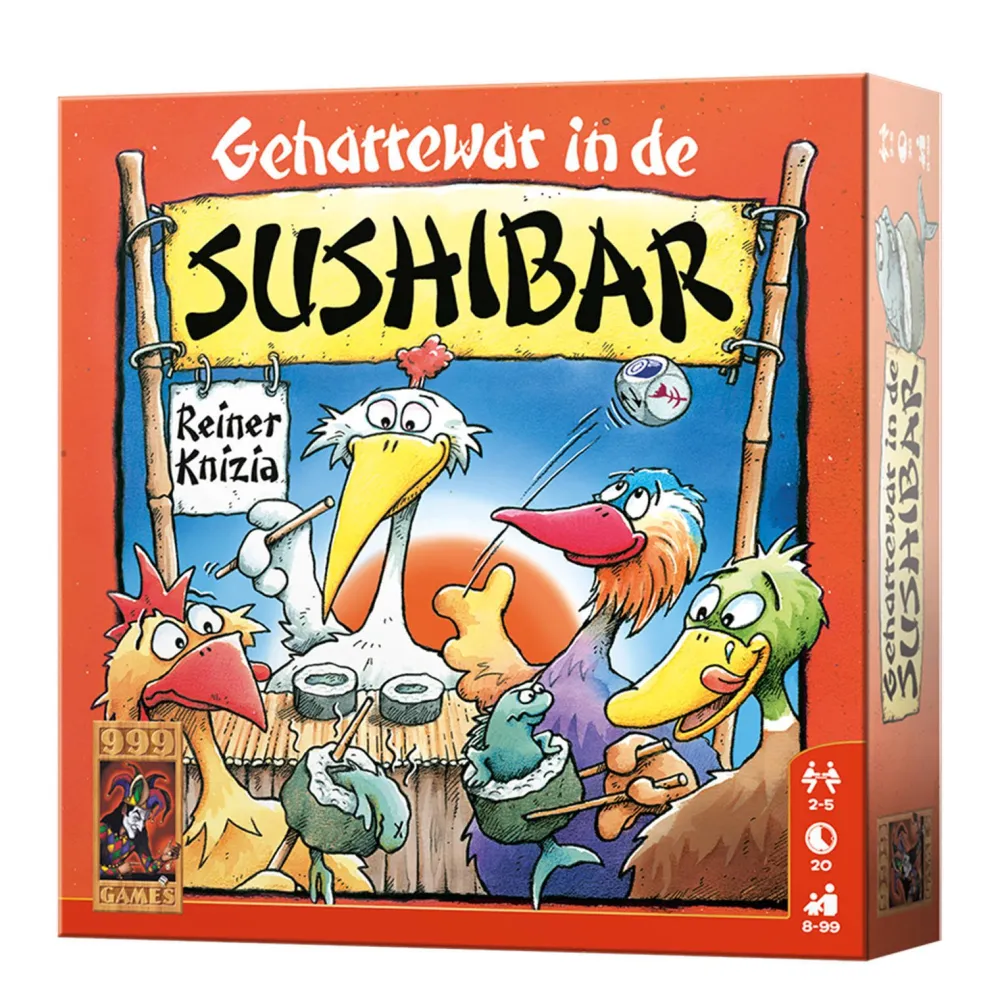 Geharrewar In De Sushibar Dobbelspel|999 Games Sale