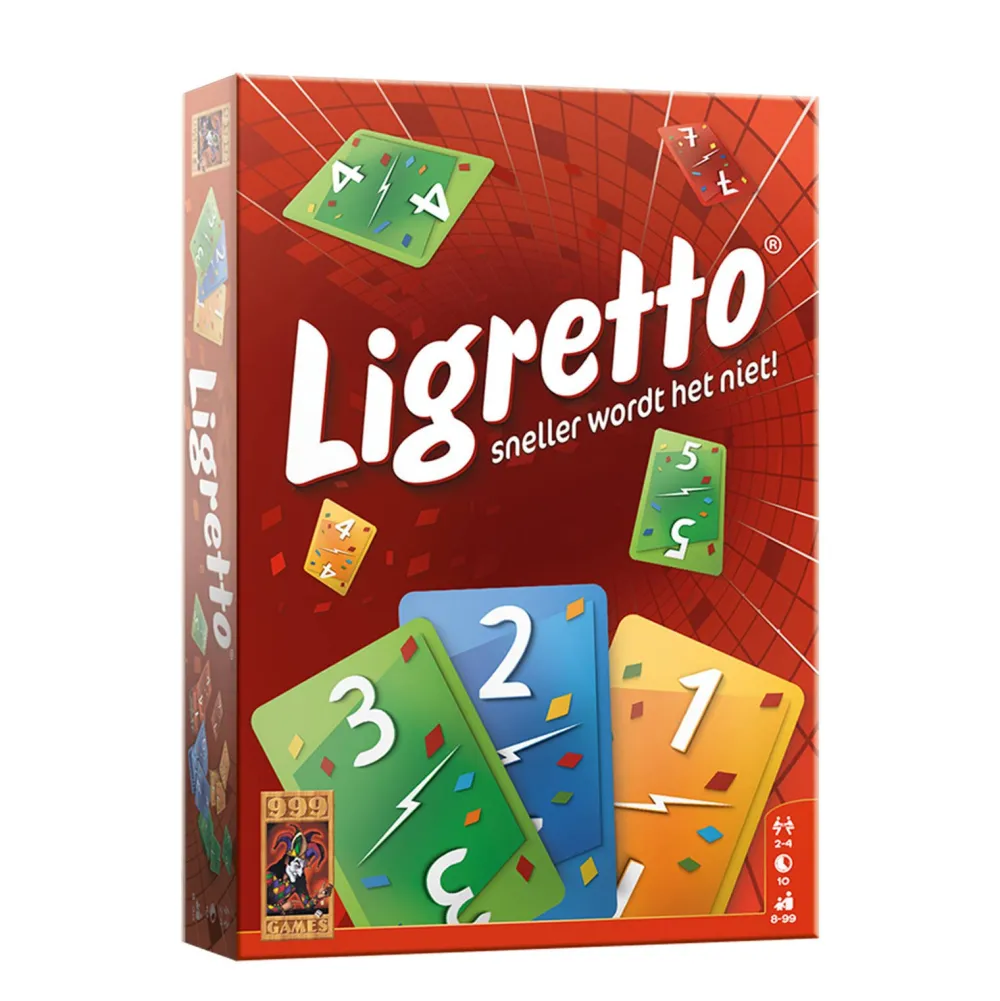 Ligretto Rood|999 Games Hot