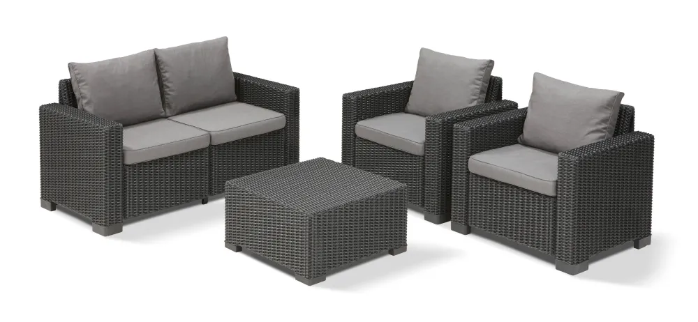 Loungestoelen California (Set Van 2)|Allibert Best Sale