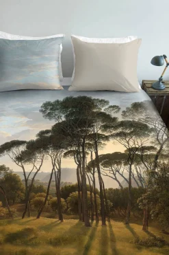 Discount Ambiante Katoensatijnen Dekbedovertrek Lits-Jumeaux Nature (240X220 Cm)