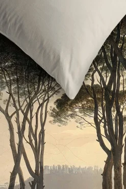 Discount Ambiante Katoensatijnen Dekbedovertrek Lits-Jumeaux Nature (240X220 Cm)