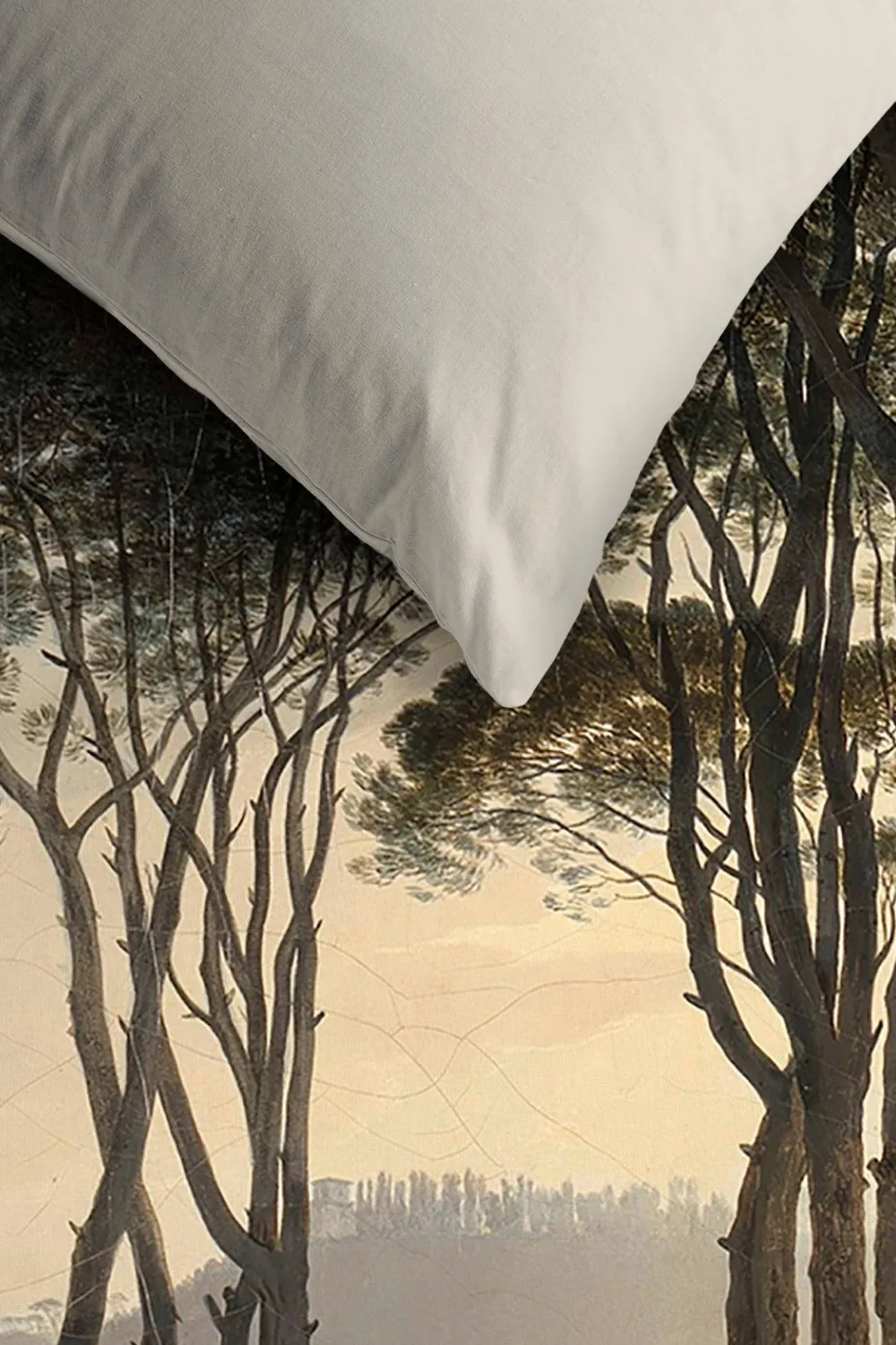 Discount Ambiante Katoensatijnen Dekbedovertrek Lits-Jumeaux Nature (240X220 Cm)