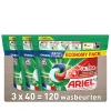 New Ariel Pods+ Vloeibaar Wasmiddelcapsules + Ultra Vlekverwijderaar - 3 X 40 Wasbeurten - 120 Wasbeurten