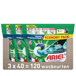 Shop Ariel Pods+ Vloeibaar Wasmiddelcapsules + Touch Van Lenor Unst Color - 3 X 40 Wasbeurten - 120 Wasbeurten