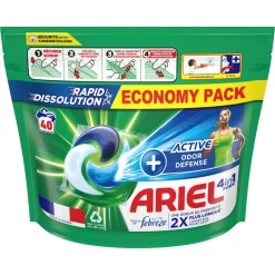 Shop Ariel Pods+ Vloeibaar Wasmiddelcapsules + Actieve Geurbestrijding- 3 X 40 Wasbeurten - 120 Wasbeurten