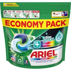 Sale Ariel Wasmiddel Pods + Touch Van Lenor Unstoppables - Kleur - 3 X 34 Wasbeurten - 102 Wasbeurten