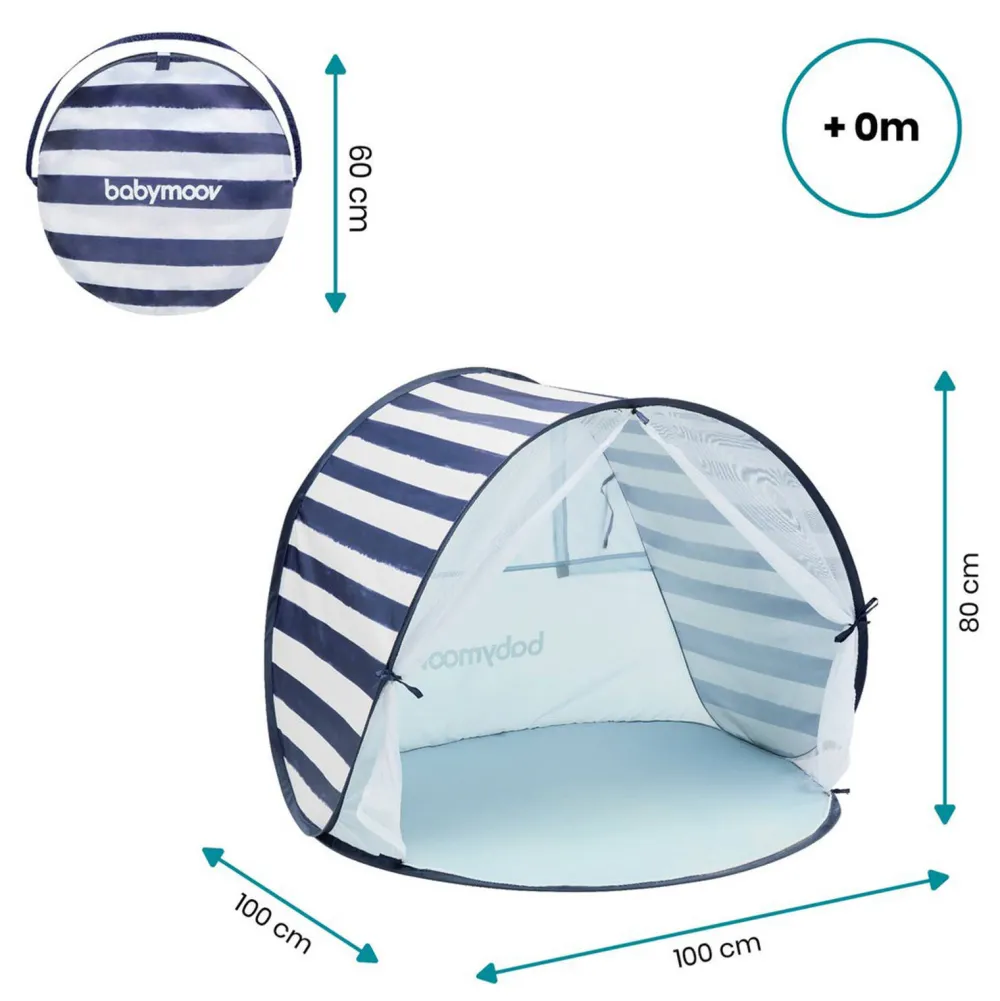 Anti-Uv Tent Hoge Bescherming 50+ - Marine|Babymoov Store