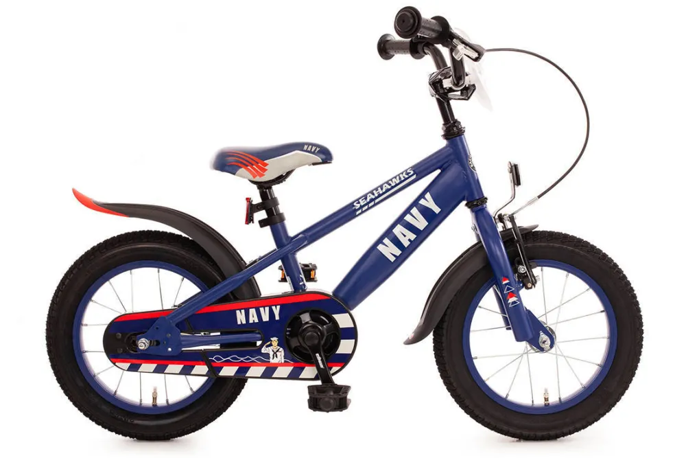 Navy Kinderfiets 14 Inch Donkerblauw|Bachtenkirch Store