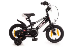 New Police Kinderfiets 12 Inch Zwart|Bachtenkirch Clearance