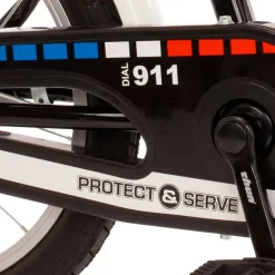 Police Kinderfiets 16 Inch Zwart|Bachtenkirch Shop