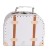 Travel Suitcase Vintage White Small|BamBam Cheap