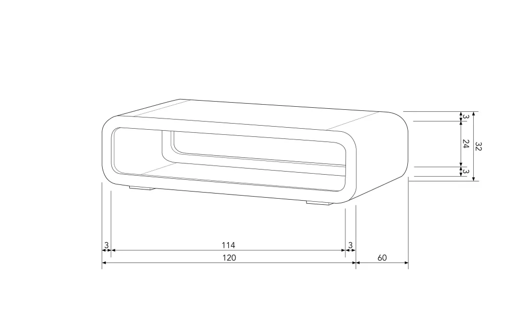 Fashion Basiclabel Salontafel Kin