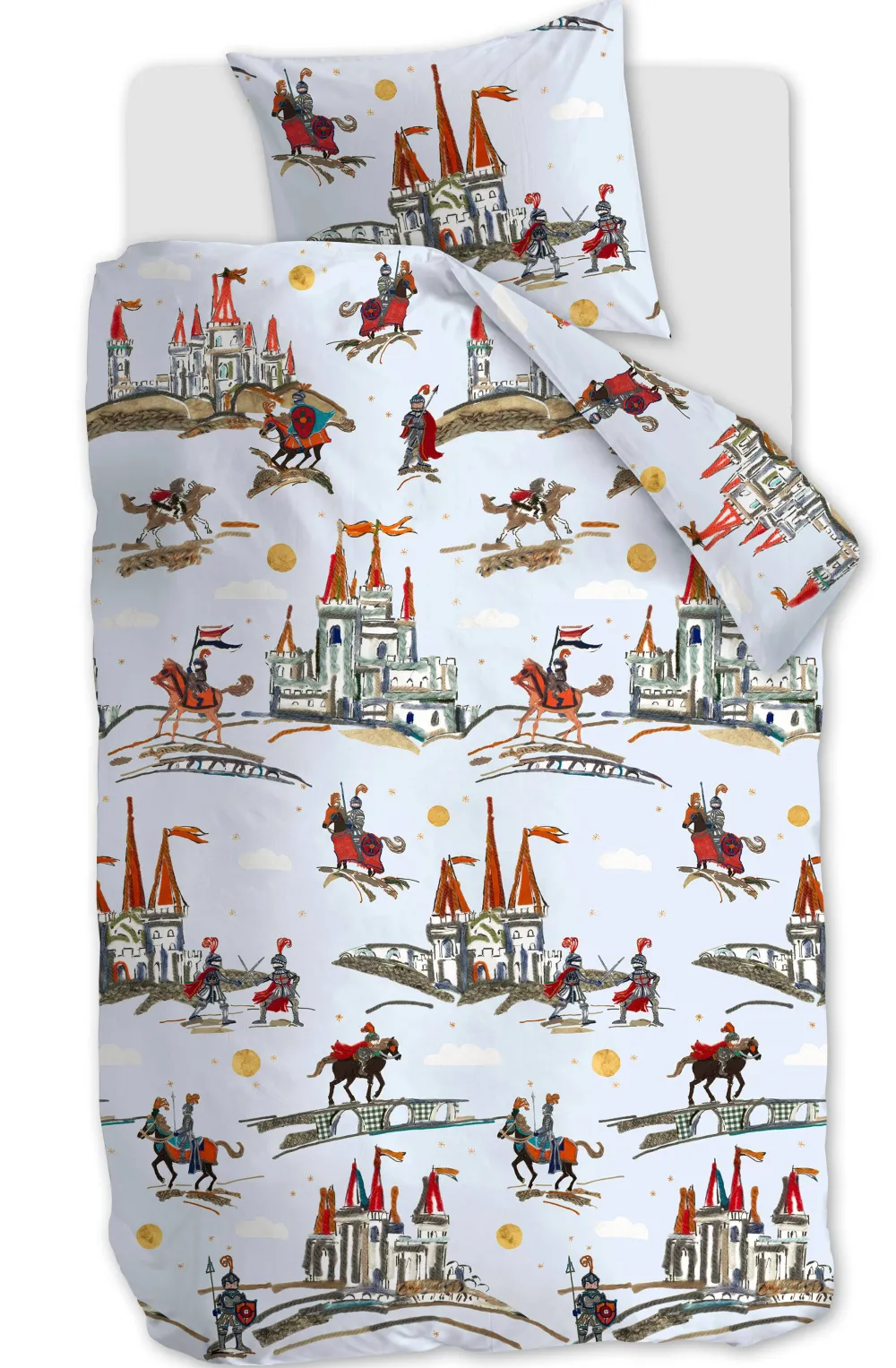 Outlet Beddinghouse Katoenen Dekbedovertrek 1 Persoons Good Knights (140X200 Cm)