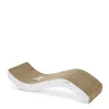 Clearance Beeztees Wiva Kartonnen Krabplank 52X21X10 Wit/Bruin
