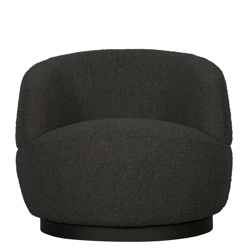 Fashion BePureHome Draaifauteuil Woolly