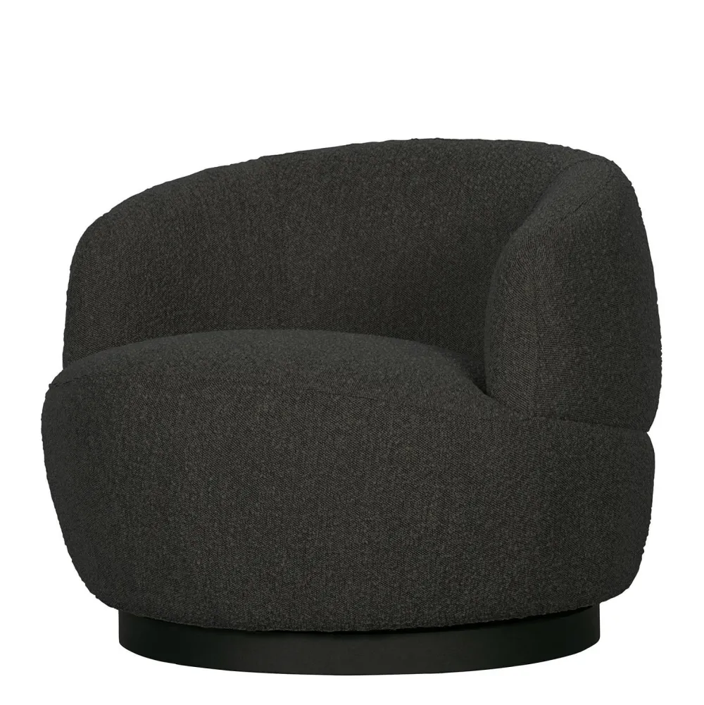 Fashion BePureHome Draaifauteuil Woolly