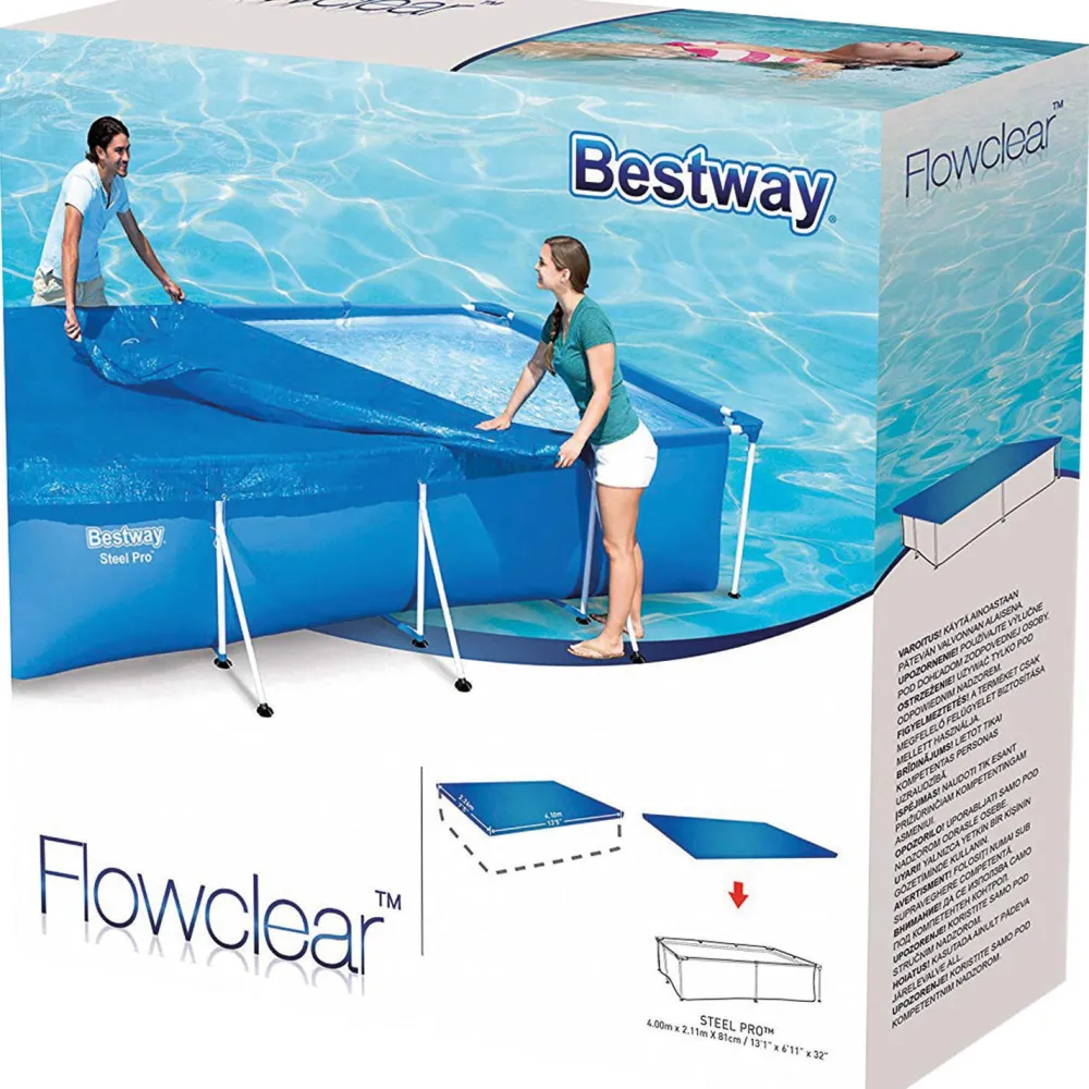 Steel Afdekhoes Zwembad (400X211 Cm)|Bestway Cheap