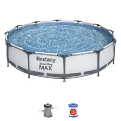 Steel Pro Max 56416 Steel Pro Max Zwembad + Filterpomp 366 Cm|Bestway Flash Sale