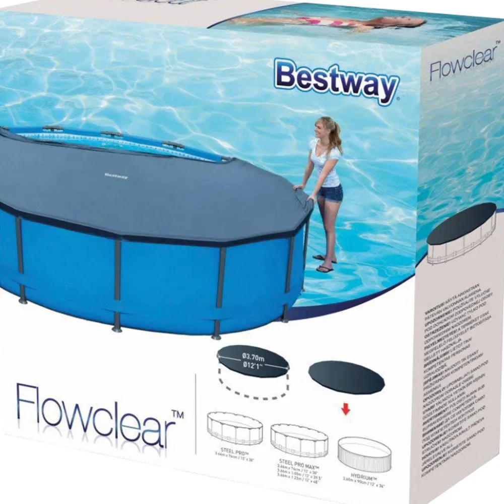 Steel Zwembadafdekhoes (366 Cm)|Bestway New