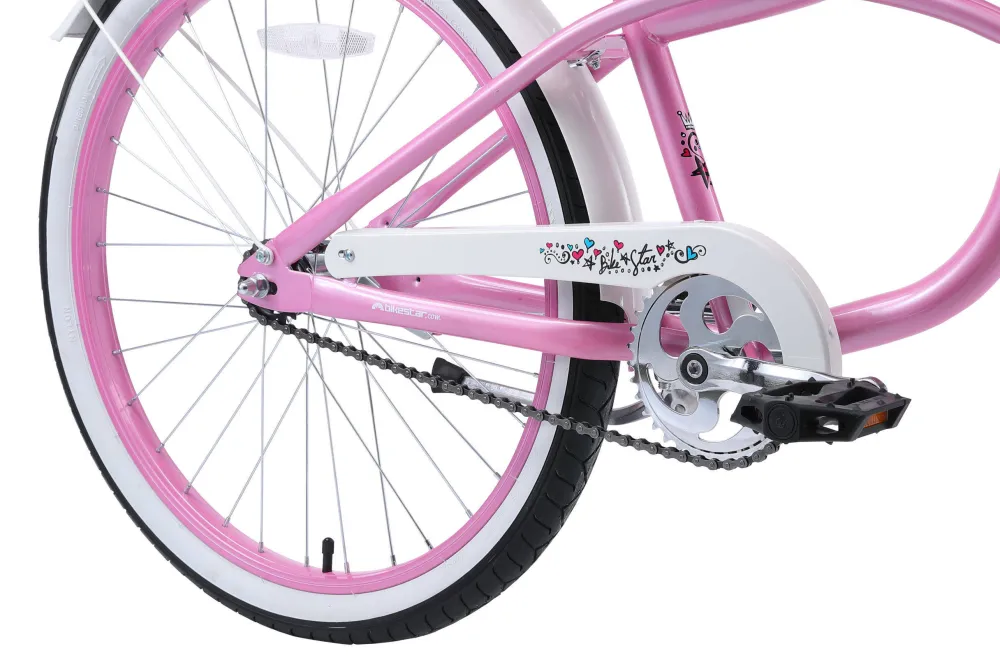 Classic Kinderfiets 24 Inch Roze|BikeStar Hot
