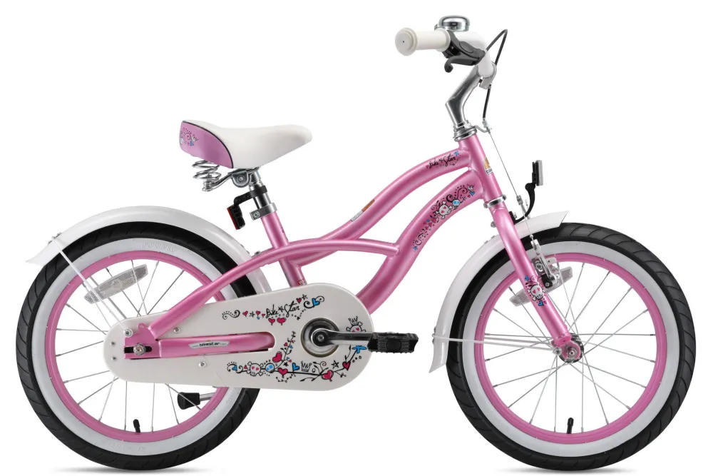 Cruiser Kinderfiets 16 Inch Roze|BikeStar Shop