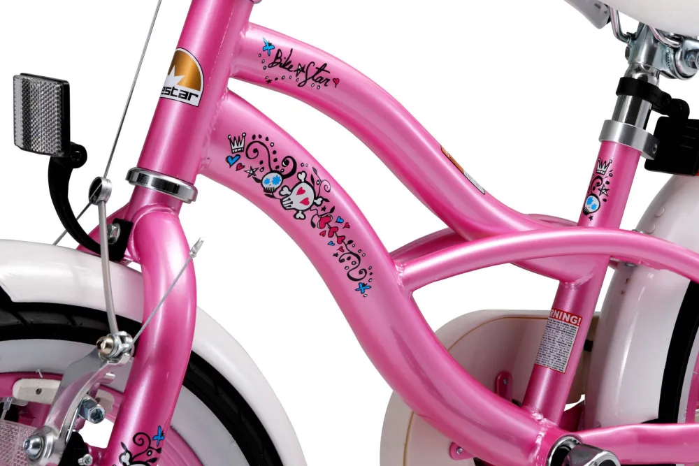Cruiser Kinderfiets 16 Inch Roze|BikeStar Shop