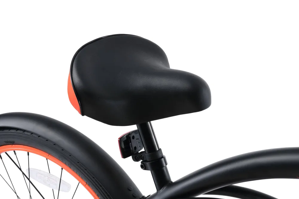 Cruiser Kinderfiets 24 Inch Zwart|BikeStar Discount
