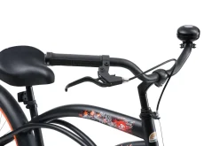 Cruiser Kinderfiets 24 Inch Zwart|BikeStar Discount