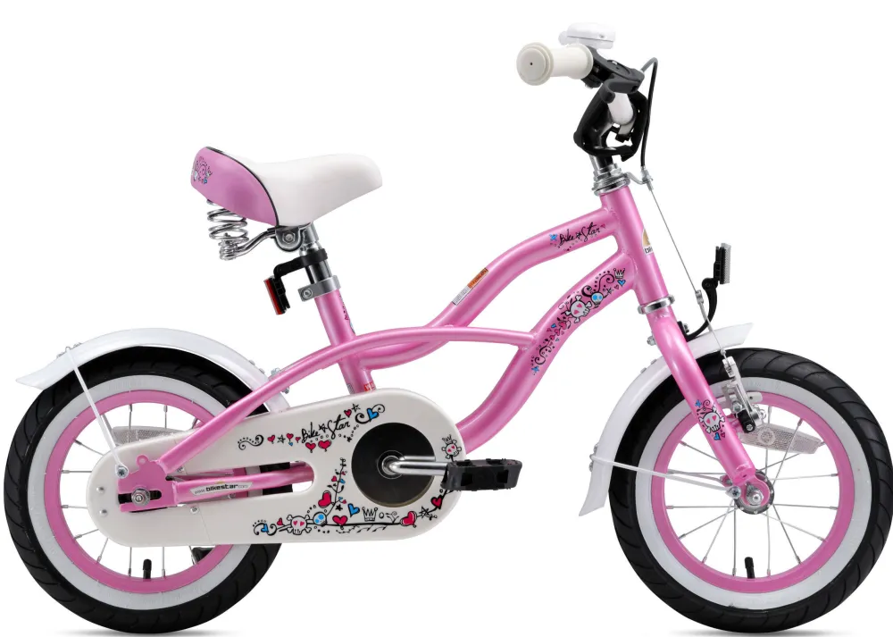 Cruiser Kinderfiets 12 Inch Roze|BikeStar Online