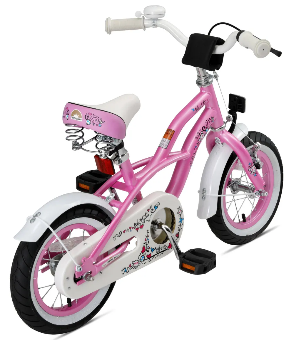 Cruiser Kinderfiets 12 Inch Roze|BikeStar Online