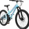 Hardtail Mtb Kinderfiets 24 Inch Turquoise /Wit, 21 Speed|BikeStar Discount