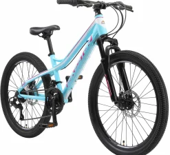Hardtail Mtb Kinderfiets 24 Inch Turquoise /Wit, 21 Speed|BikeStar Discount