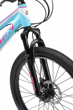 Hardtail Mtb Kinderfiets 24 Inch Turquoise /Wit, 21 Speed|BikeStar Discount