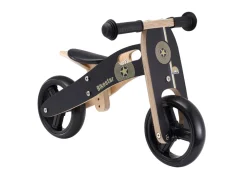 Mini Loopfiets 2 In 1, Hout, Zwart|BikeStar Discount