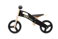 Mini Loopfiets 2 In 1, Hout, Zwart|BikeStar Discount