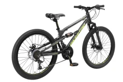Mtb Fully Kinderfiets 24 Inch Zwart|BikeStar Best Sale