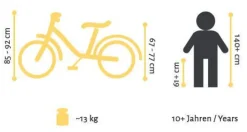 Urban Jungle Kinderfiets 24 Inch Zwart|BikeStar Clearance