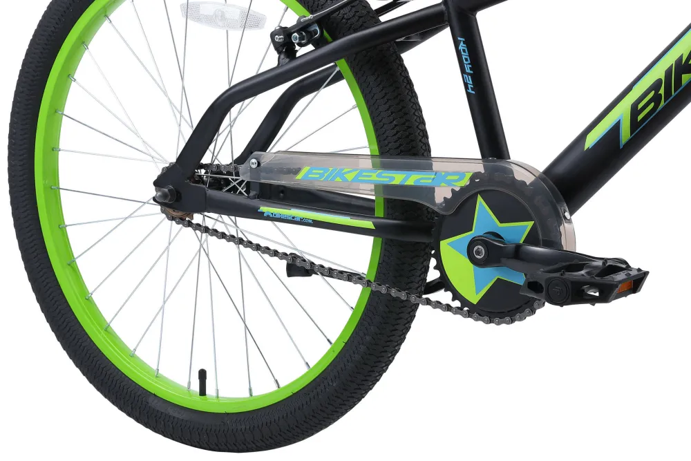 Urban Jungle Kinderfiets 24 Inch Zwart|BikeStar Clearance