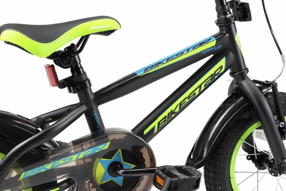 Urban Jungle Kinderfiets 12 Inch Zwart|BikeStar Clearance