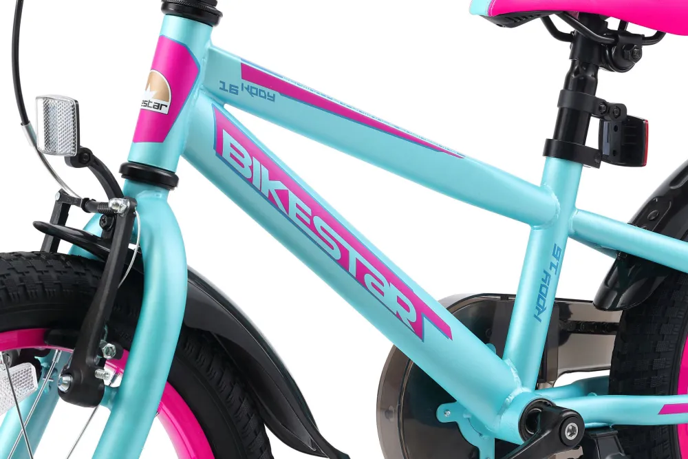 Urban Jungle Kinderfiets 16 Inch Paars /Turquoise|BikeStar Outlet