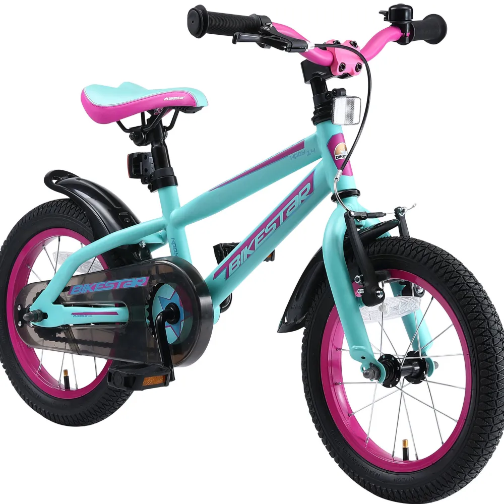 Urban Jungle Kinderfiets 14 Inch Turquoise|BikeStar Sale