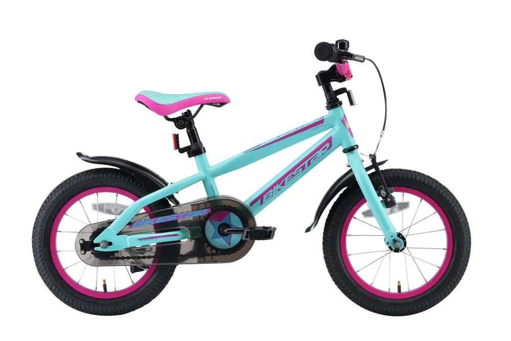 Urban Jungle Kinderfiets 14 Inch Turquoise|BikeStar Sale