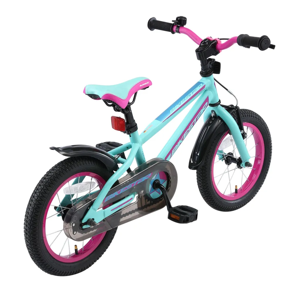 Urban Jungle Kinderfiets 14 Inch Turquoise|BikeStar Sale