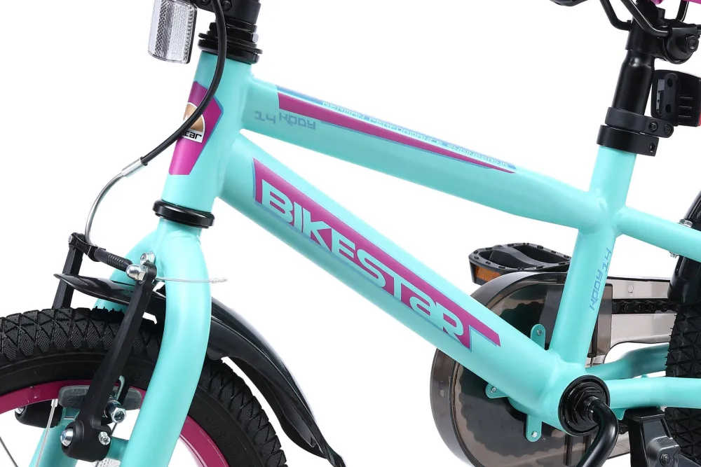 Urban Jungle Kinderfiets 14 Inch Turquoise|BikeStar Sale