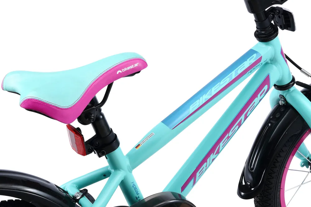 Urban Jungle Kinderfiets 14 Inch Turquoise|BikeStar Sale