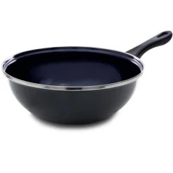 Outlet BK Wokpan Fortalit - O 28 Cm / 3.6 Liter - Geemailleerde Anti-Aanbaklaag