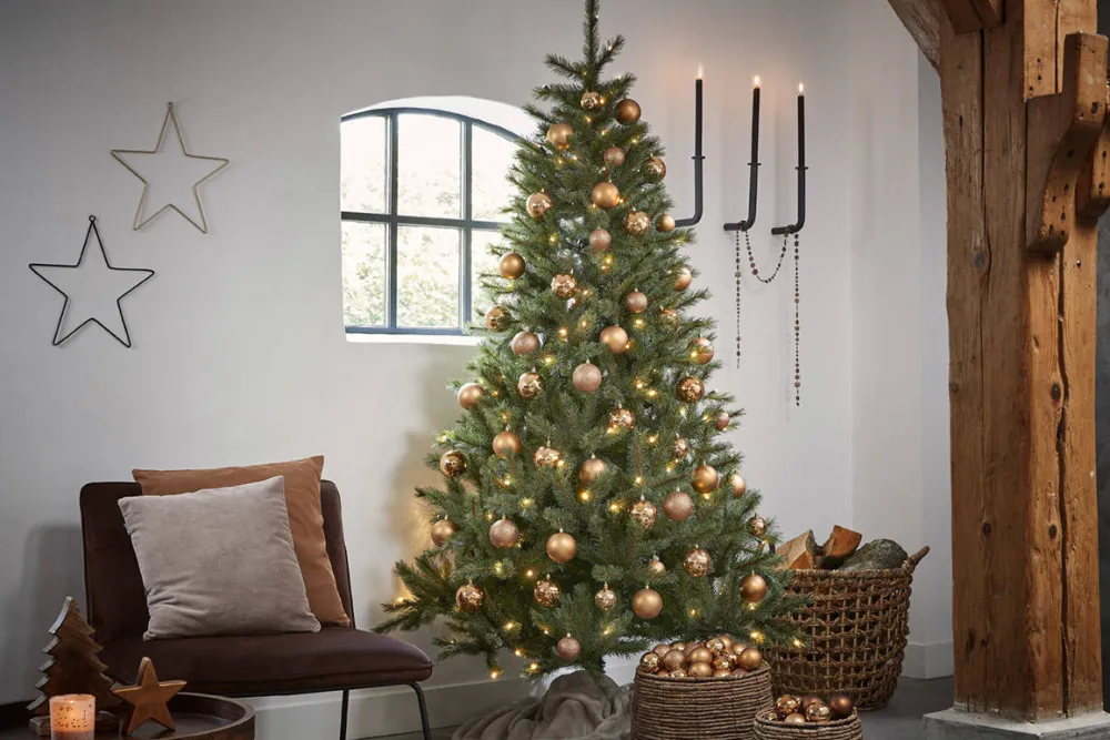 Sale Black Box Trees Kerstboom Toronto (H155 X O102 Cm)