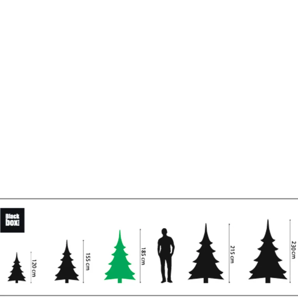 New Black Box Trees Kerstboom Macallan (H185 X O127 Cm)