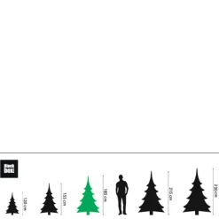 Online Black Box Trees Verlichte Kerstboom Frasier (H185 X O124 Cm)