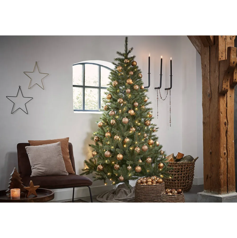 Hot Black Box Trees Verlichte Kerstboom Toronto (H155Xo102 Cm)